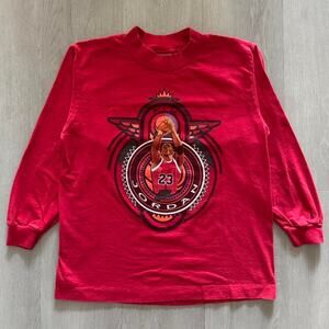 Vintage 90s Nike Michael Jordan Long Sleeve T-Shirt – Adult XS – USA Made